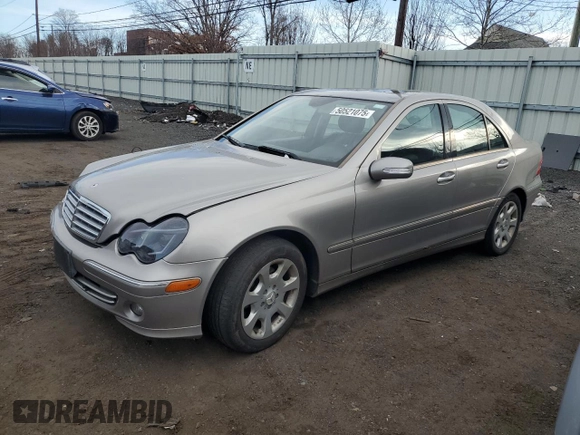 2006 Mercedes-Benz C 280 Luxury with VIN WDBRF92H56F761396, listed as a Copart auction lot 50521075 with Not Provided miles and Salvage Title. Bid and sale history available at DreamBid. Image 1.