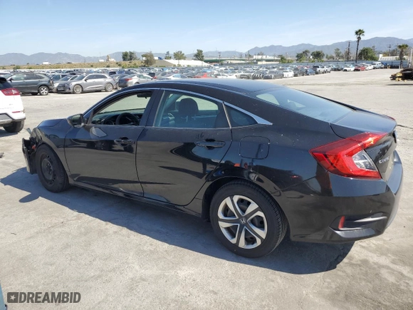 2017 Honda Civic Sedan LX with VIN 2HGFC2F57HH566021, listed as a Copart auction lot 52318955 with 109,133 mi miles and Salvage Title. Bid and sale history available at carsss.com. Image 2.