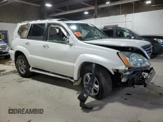 2008 Lexus GX 470 with VIN JTJBT20X380163291, listed as a Copart auction lot 51353695 with 190,640 mi miles and Salvage Title. Bid and sale history available at DreamBid. Image 4.