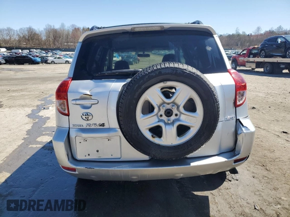 2007 Toyota RAV4 with VIN JTMBK33V475026660, listed as a Copart auction lot 52431145 with 217,608 mi miles and Salvage Title. Bid and sale history available at carsss.com. Image 6.