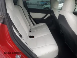 2021 Tesla Model 3 Standard Range Plus with VIN 5YJ3E1EA9MF870214, listed as a Copart auction lot 47702535 with 46,486 mi miles and Salvage Title. Bid and sale history available at DreamBid. Image 10.