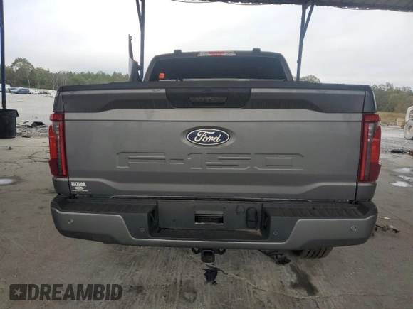 2024 Ford F-150 STX with VIN 1FTEW2KP8RKE37496, listed as a Copart auction lot 80520044 with 1,780 mi miles and Salvage Title. Bid and sale history available at carsss.com. Image 6.