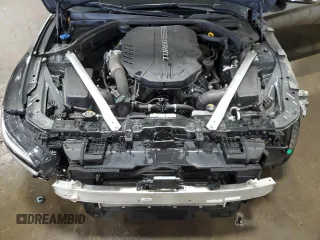 2023 Genesis G70 3.3T with VIN KMTG54TE2PU125150, listed as a Copart auction lot 47024885 with 21,529 mi miles and Salvage Title. Bid and sale history available at carsss.com. Image 12.