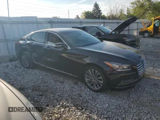 2016 Hyundai Genesis 3.8L with VIN KMHGN4JE0GU128559, listed as a Copart auction lot 70786924 with 84,452 mi miles and Salvage Title. Bid and sale history available at carsss.com. Image 4.