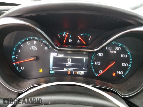 2016 Chevrolet Impala LT with VIN 2G1115S32G9127332, listed as a Copart auction lot 43801375 with 124,759 mi miles and Salvage Title. Bid and sale history available at DreamBid. Image 9.