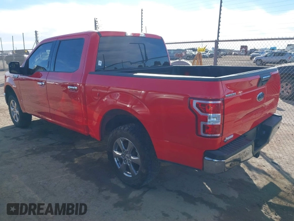 2020 Ford F-150 XL with VIN 1FTEW1C50LKD38606, listed as a IAAI auction lot 41323359 with 57,295 mi miles. Bid and sale history available at carsss.com. Image 3.