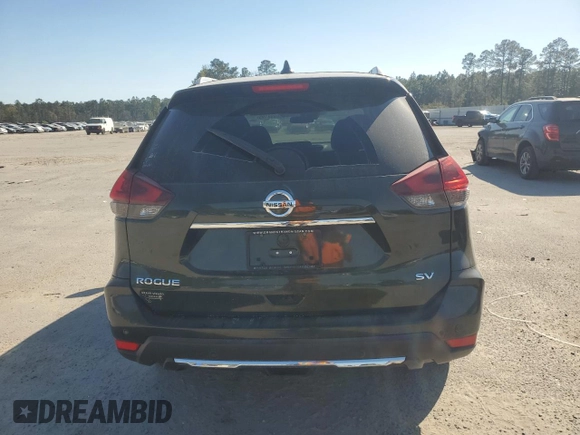 2020 Nissan Rogue SV with VIN 5N1AT2MT9LC707401, listed as a Copart auction lot 50393195 with 31,680 mi miles and Salvage Title. Bid and sale history available at DreamBid. Image 6.