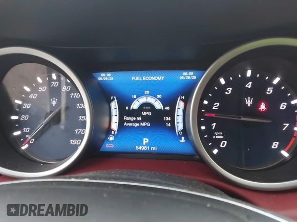 2018 Maserati Ghibli S Q4 z VIN ZAM57YTA5J1268683, wystawiony jako IAAI lot #42359671 z przebiegiem 54 981 mil mil oraz . Historia ofert i sprzedaży dostępna na DreamBid. Obrazek 7.