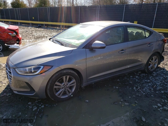 2018 Hyundai Elantra Value Edition with VIN KMHD84LF6JU556790, listed as a Copart auction lot 49015175 with 68,910 mi miles and Salvage Title. Bid and sale history available at carsss.com. Image 1.