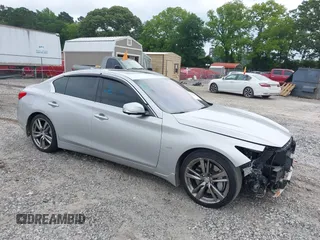 2016 Infiniti Q50 Premium with VIN JN1EV7AP2GM302214, listed as a IAAI auction lot 42430495 with 84,151 mi miles and . Bid and sale history available at DreamBid. Image 1.