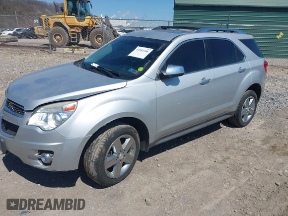 2014 Chevrolet Equinox LTZ with VIN 2GNFLHE34E6165171, listed as a IAAI auction lot 41951106 with 115,191 mi miles. Bid and sale history available at carsss.com. Image 2.