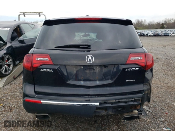 2010 Acura MDX with VIN 2HNYD2H24AH510223, listed as a Copart auction lot 53186435 with 152,591 mi miles and Clean Title. Bid and sale history available at carsss.com. Image 6.