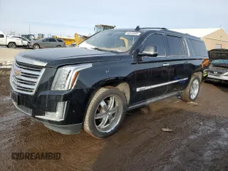 2019 Cadillac Escalade ESV Platinum z VIN 1GYS4KKJ3KR111472, wystawiony jako Copart lot #46310205 z przebiegiem 318 543 mil mil oraz Szkoda całkowita • Salvage title. Historia ofert i sprzedaży dostępna na DreamBid. Obrazek 1.