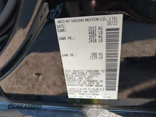 2023 Nissan Altima 2.5 SR with VIN 1N4BL4CW1PN326822, listed as a IAAI auction lot 41539161 with 17,016 mi miles. Bid and sale history available at carsss.com. Image 9.