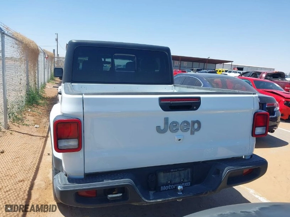 2023 Jeep Gladiator Overland with VIN 1C6HJTFG5PL523116, listed as a IAAI auction lot 42031287 with 1 mi miles. Bid and sale history available at carsss.com. Image 16.