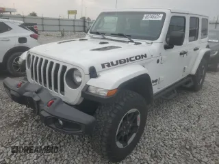 2021 Jeep Wrangler Unlimited Rubicon с VIN 1C4JJXFM3MW753710, выставлен на аукционе Copart как лот 60746525 с пробегом 96 561 миль миль и Списание • Salvage title. История ставок и продаж доступна на DreamBid. Изображение 1.
