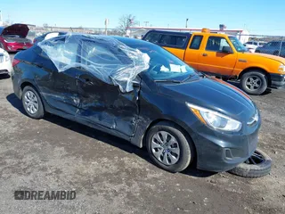 2016 Hyundai Accent SE with VIN KMHCT4AE6GU995856, listed as a IAAI auction lot 41855111 with 138,184 mi miles and . Bid and sale history available at DreamBid. Image 1.
