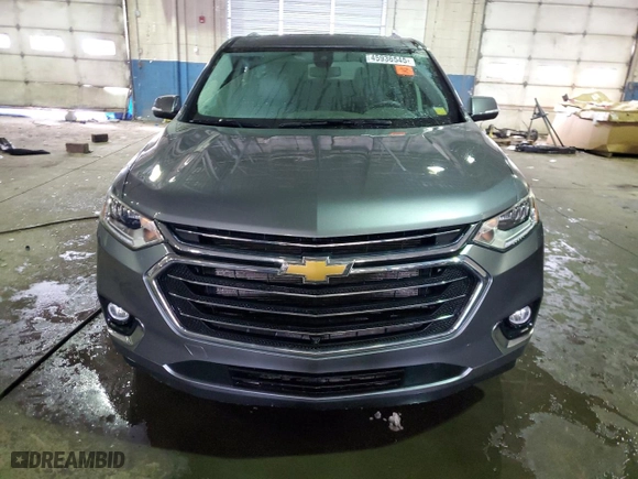 2021 Chevrolet Traverse Premier with VIN 1GNEVKKW9MJ174323, listed as a Copart auction lot 45936545 with 54,049 mi miles and Non Repairable. Bid and sale history available at carsss.com. Image 5.