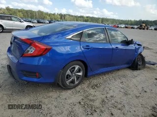2020 Honda Civic LX z VIN 2HGFC2F69LH602387, wystawiony jako Copart lot #51446375 z przebiegiem 51 595 mil mil oraz Szkoda całkowita • Salvage title. Historia ofert i sprzedaży dostępna na DreamBid. Obrazek 3.
