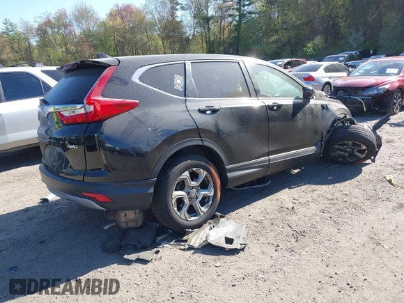 2019 Honda CR-V EX-L with VIN 2HKRW2H88KH623349, listed as a IAAI auction lot 39337313 with Not Provided miles and . Bid and sale history available at carsss.com. Image 4.