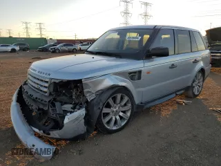 2007 Land Rover Range Rover Sport SC with VIN SALSH23427A104255, listed as a Copart auction lot 78578084 with 135,967 mi miles and Salvage title. Bid and sale history available at DreamBid. Image 1.