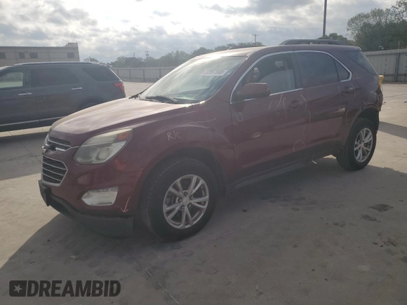 2016 Chevrolet Equinox LT with VIN 2GNALCEK5G6307146, listed as a Copart auction lot 52997995 with Not Provided miles and Salvage Title. Bid and sale history available at carsss.com. Image 1.