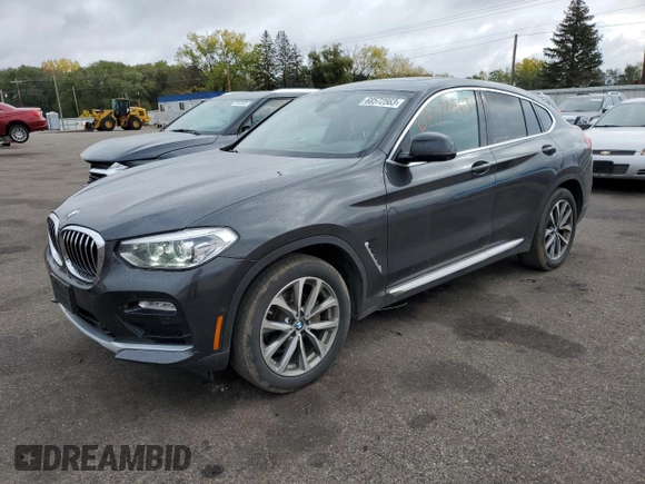 2019 BMW X4 xDrive30i with VIN 5UXUJ3C5XKLG56281, listed as a Copart auction lot 68572563 with 101,378 mi miles. Bid and sale history available at carsss.com. Image 1.