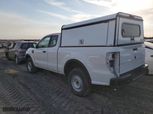2021 Ford Ranger XL with VIN 1FTER1EHXMLD55651, listed as a Copart auction lot 43766165 with 281,496 mi miles and Clean Title. Bid and sale history available at carsss.com. Image 2.