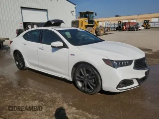 2020 Acura TLX w/Technology Pkg with VIN 19UUB3F41LA801737, listed as a Copart auction lot 67714444 with 0 mi miles and Clean Title. Bid and sale history available at carsss.com. Image 4.