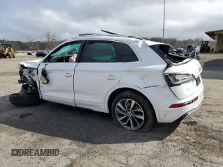 2021 Audi Q5 Premium with VIN WA1AAAFY4M2001967, listed as a Copart auction lot 49786025 with Not Provided miles and Salvage Title. Bid and sale history available at carsss.com. Image 2.