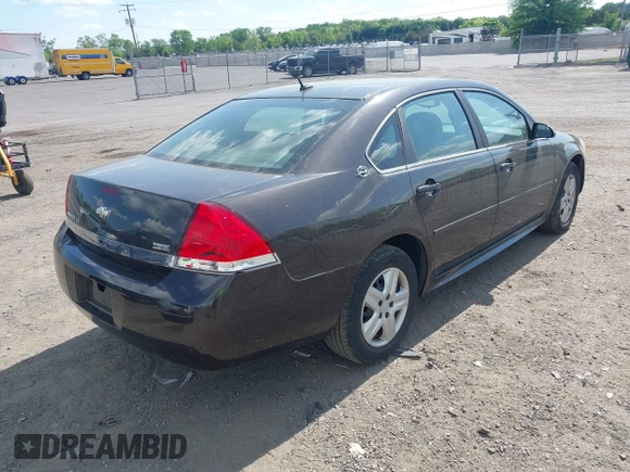 2009 Chevrolet Impala LS with VIN 2G1WB57K991126229, listed as a IAAI auction lot 42180302 with 170,519 mi miles and . Bid and sale history available at DreamBid. Image 4.