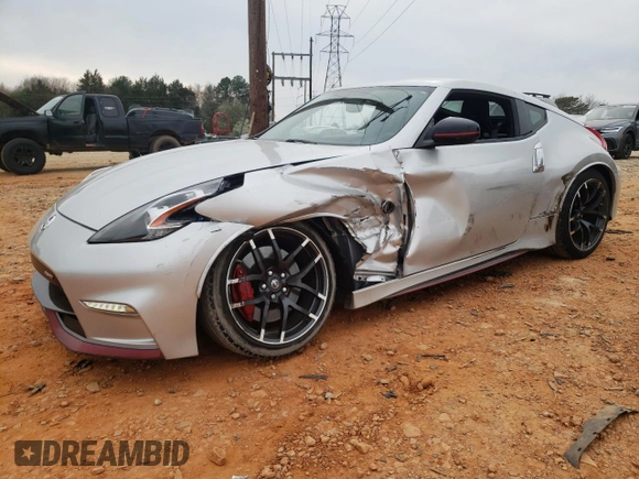 2017 Nissan 370Z с VIN JN1AZ4EH8HM955295, выставлен на аукционе Copart как лот 48751535 с пробегом 24 714 миль миль и Списание • Salvage title. История ставок и продаж доступна на DreamBid. Изображение 1.