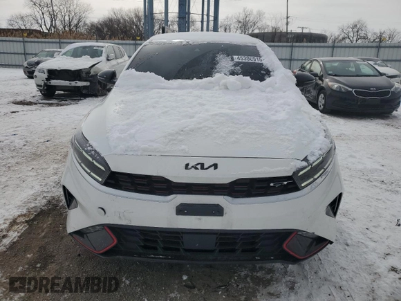 2024 Kia Forte GT with VIN 3KPF44AC9RE717922, listed as a Copart auction lot 45306915 with 16,472 mi miles and Salvage Title. Bid and sale history available at carsss.com. Image 5.
