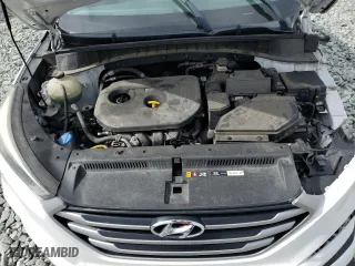 2017 Hyundai Tucson SE Plus with VIN KM8J33A4XHU420492, listed as a Copart auction lot 46785295 with 104,844 mi miles and Salvage Title. Bid and sale history available at carsss.com. Image 14.