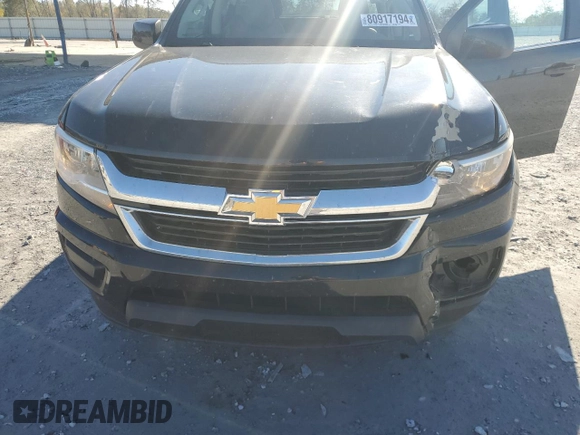 2017 Chevrolet Colorado 2WD WT with VIN 1GCGSBEA8H1308464, listed as a Copart auction lot 80917194 with 75,661 mi miles and Salvage title. Bid and sale history available at DreamBid. Image 13.