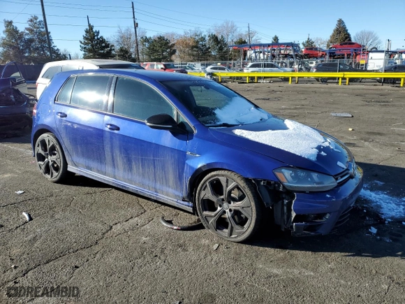 2015 Volkswagen Golf R with VIN WVWLF7AU1FW207055, listed as a Copart auction lot 88555185 with 129,250 mi miles and Salvage Title. Bid and sale history available at carsss.com. Image 4.