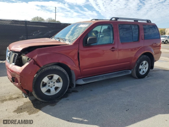 2005 Nissan Pathfinder LE with VIN 5N1AR18U85C724592, listed as a Copart auction lot 42197395 with 144,783 mi miles and Salvage Title. Bid and sale history available at carsss.com. Image 1.
