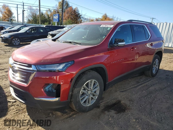 2023 Chevrolet Traverse LT Cloth with VIN 1GNEVGKW9PJ144952, listed as a Copart auction lot 75672953 with 32,549 mi miles. Bid and sale history available at carsss.com. Image 1.