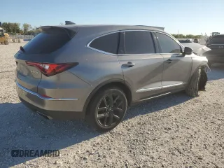 2022 Acura MDX w/Technology Package with VIN 5J8YD9H46NL012437, listed as a Copart auction lot 80527364 with 34,716 mi miles and Salvage Title. Bid and sale history available at carsss.com. Image 3.