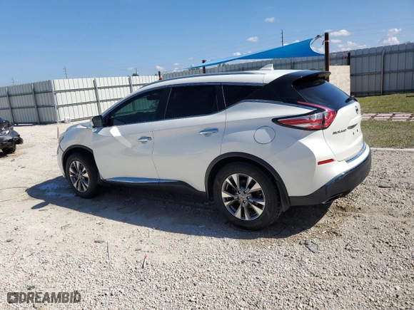 2017 Nissan Murano SL with VIN 5N1AZ2MH7HN153927, listed as a Copart auction lot 44156515 with 114,892 mi miles and Salvage Title. Bid and sale history available at carsss.com. Image 2.