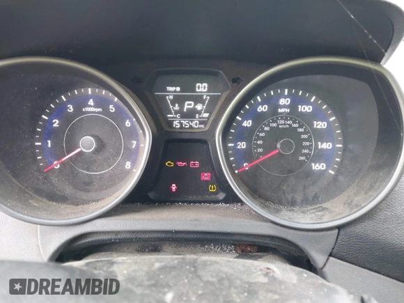 2016 Hyundai Elantra SE with VIN 5NPDH4AE7GH672890, listed as a IAAI auction lot 41087145 with 157,540 mi miles. Bid and sale history available at carsss.com. Image 7.