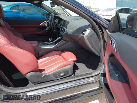 2023 BMW 4 Series 430i with VIN WBA23AT0XPCL41770, listed as a IAAI auction lot 42586472 with 38,241 mi miles and . Bid and sale history available at DreamBid. Image 5.
