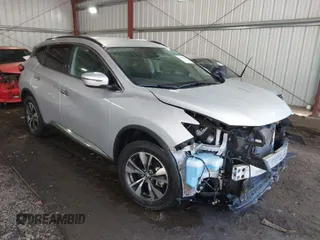 2021 Nissan Murano SV with VIN 5N1AZ2BSXMC143087, listed as a IAAI auction lot 41710445 with 89,901 mi miles and . Bid and sale history available at DreamBid. Image 1.