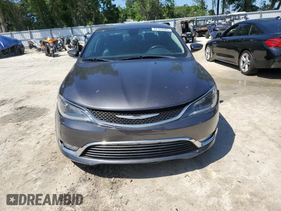 2015 Chrysler 200 Limited with VIN 1C3CCCAG7FN714323, listed as a Copart auction lot 52124485 with 138,728 mi miles and Clean Title. Bid and sale history available at carsss.com. Image 5.