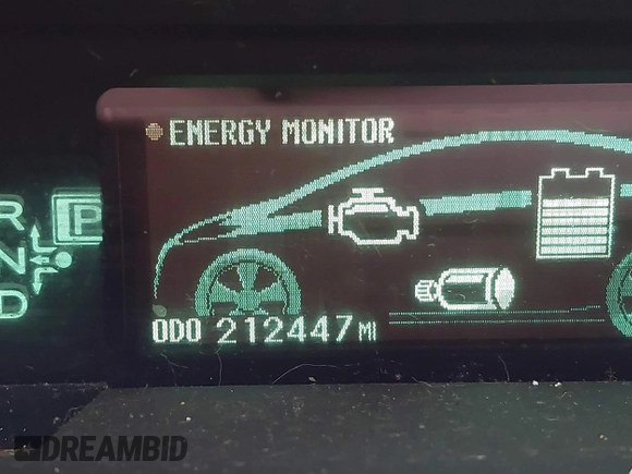 2011 Toyota Prius I with VIN JTDKN3DU6B0309743, listed as a IAAI auction lot 42114140 with 212,447 mi miles. Bid and sale history available at carsss.com. Image 15.