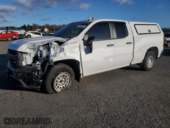 2020 Chevrolet Silverado 1500 Work Truck with VIN 1GCRYAEH1LZ325700, listed as a Copart auction lot 81700634 with 53,251 mi miles and Salvage Title. Bid and sale history available at carsss.com. Image 1.