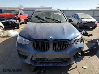 2020 BMW X3 M Competition with VIN 5YMTS0C08L9B18004, listed as a Copart auction lot 46493145 with 0 mi miles and Salvage Title. Bid and sale history available at carsss.com. Image 5.