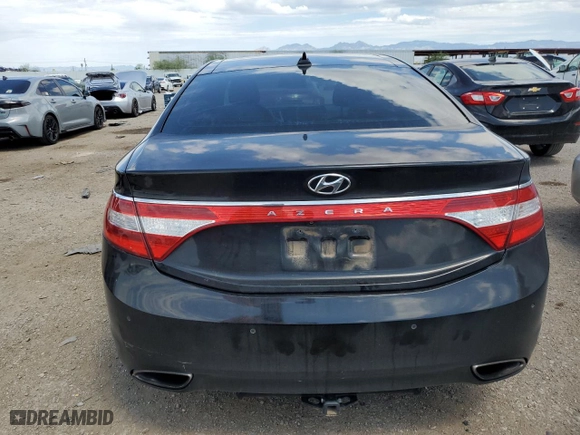 2013 Hyundai Azera with VIN KMHFH4JG7DA220477, listed as a Copart auction lot 69036074 with 126,455 mi miles and Salvage Title. Bid and sale history available at carsss.com. Image 6.