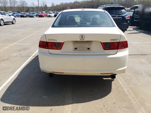 2008 Acura TSX with VIN JH4CL96848C004227, listed as a Copart auction lot 51548875 with 184,521 mi miles and Clean Title. Bid and sale history available at carsss.com. Image 6.