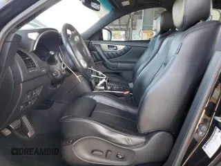2015 Infiniti QX70 with VIN JN8CS1MW9FM482212, listed as a Copart auction lot 60725875 with 116,372 mi miles and Salvage title. Bid and sale history available at DreamBid. Image 7.
